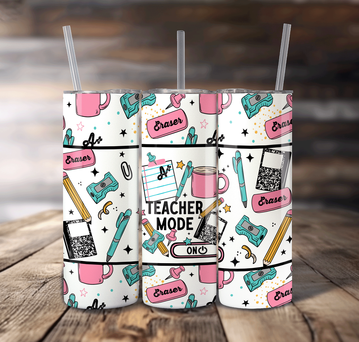 Teacher Mode Wrap For Straight Tumbler-S677