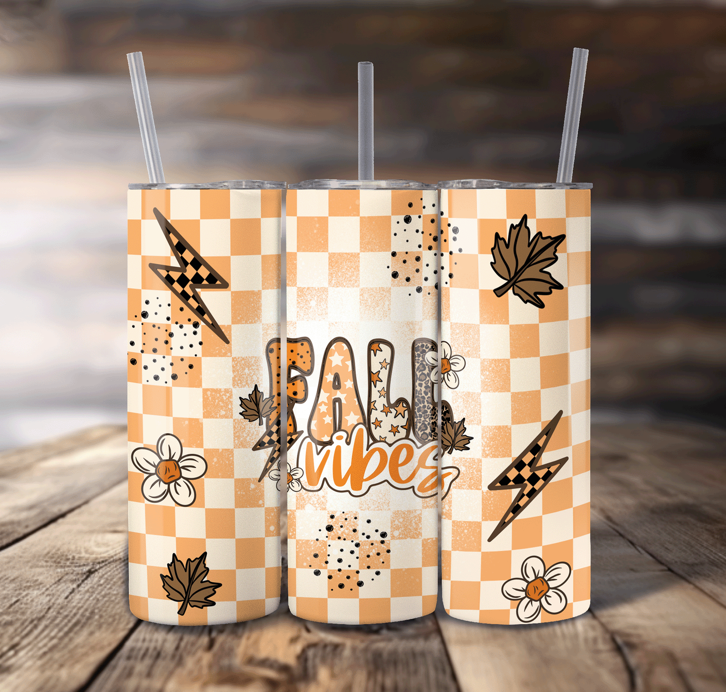 Fall Vibes For Straight Tumbler-S684