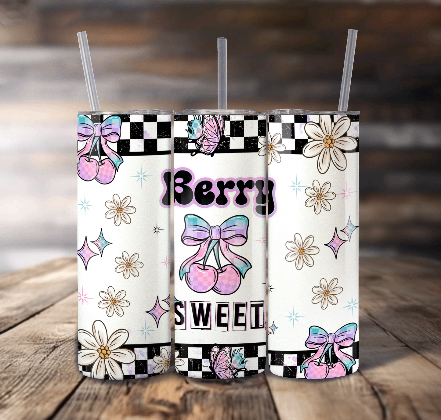 Berry Sweet For Straight Tumbler-S686