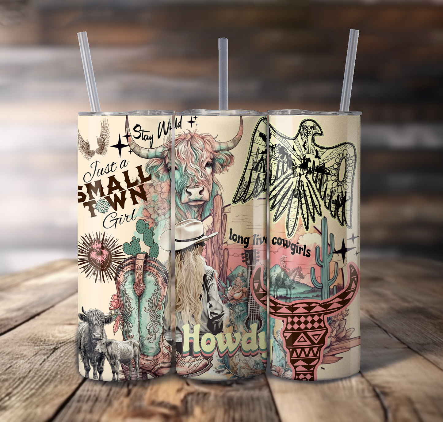 Western For Straight Tumbler - S831