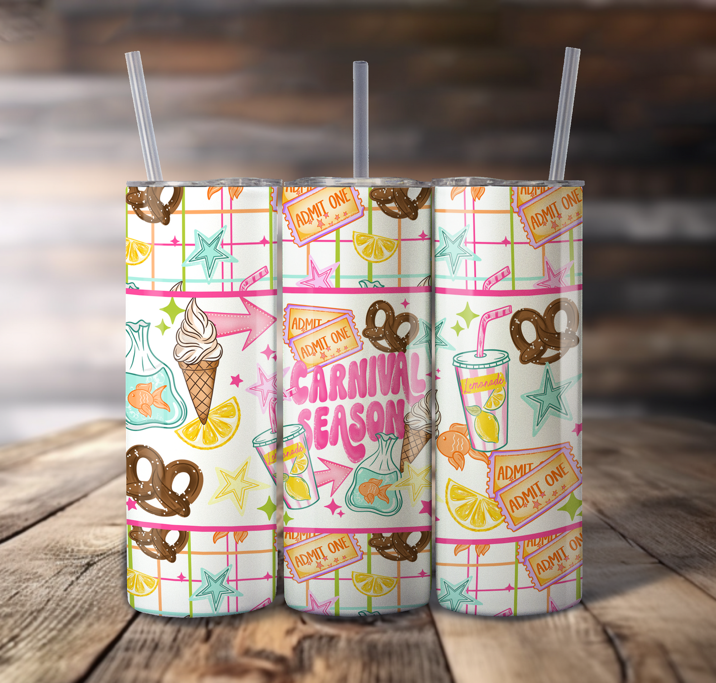 Carnival Season For Straight Tumbler - S836