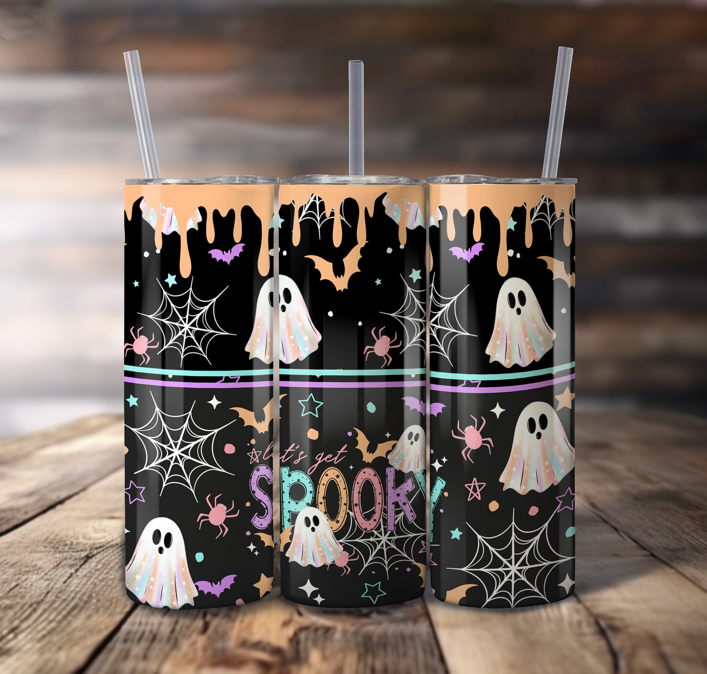 Let's Get Spooky For Straight Tumbler - S849