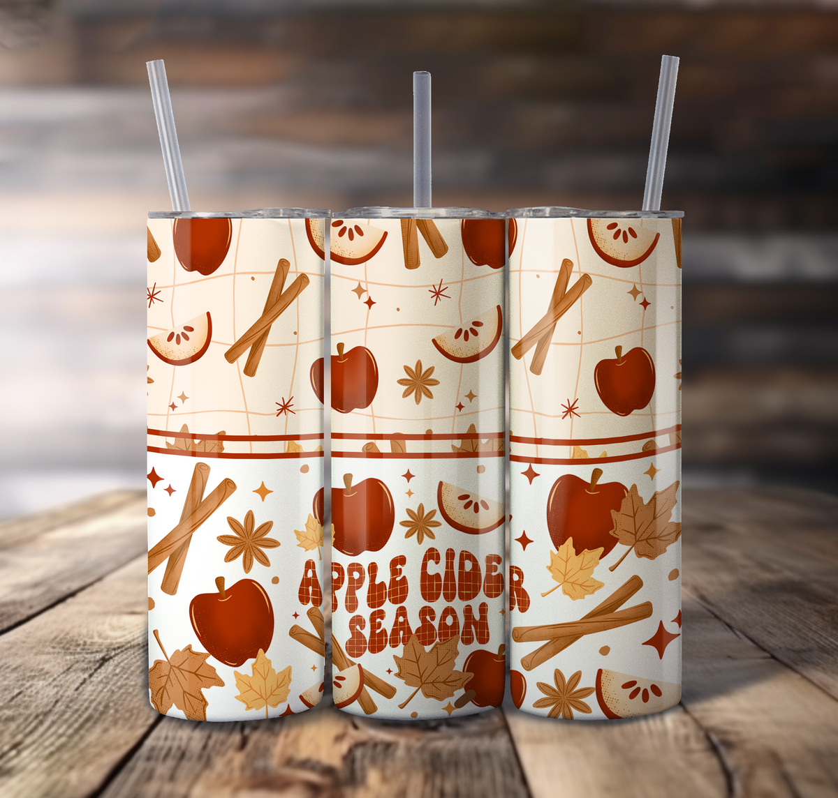 Apple Season For Straight Tumbler - S873