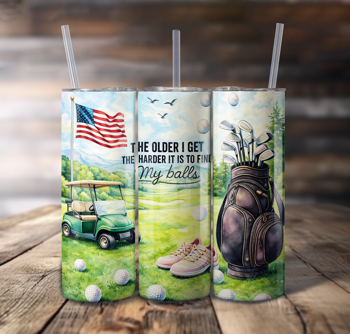 Golf For Straight Tumbler - S891