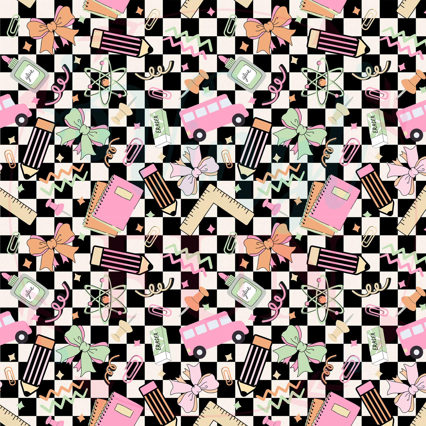 School Doodles Pattern-C12