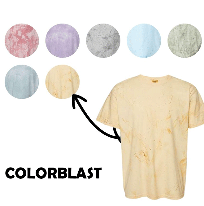 Colorblast Comfort Colors T-Shirt Dyed – Vinyl Fun