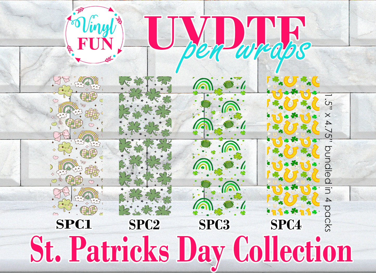 UVDTF St. Patrick's Day Pen Wraps