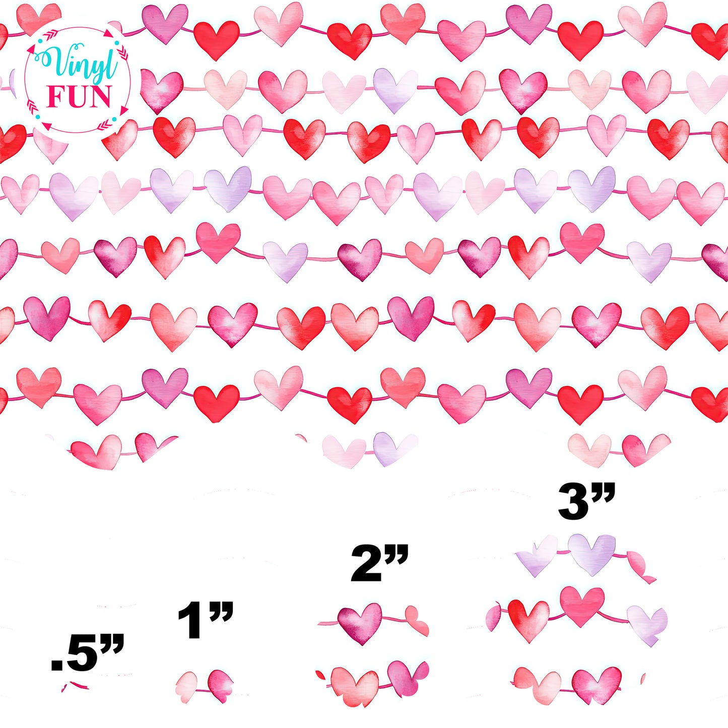 String Hearts - Acrylic