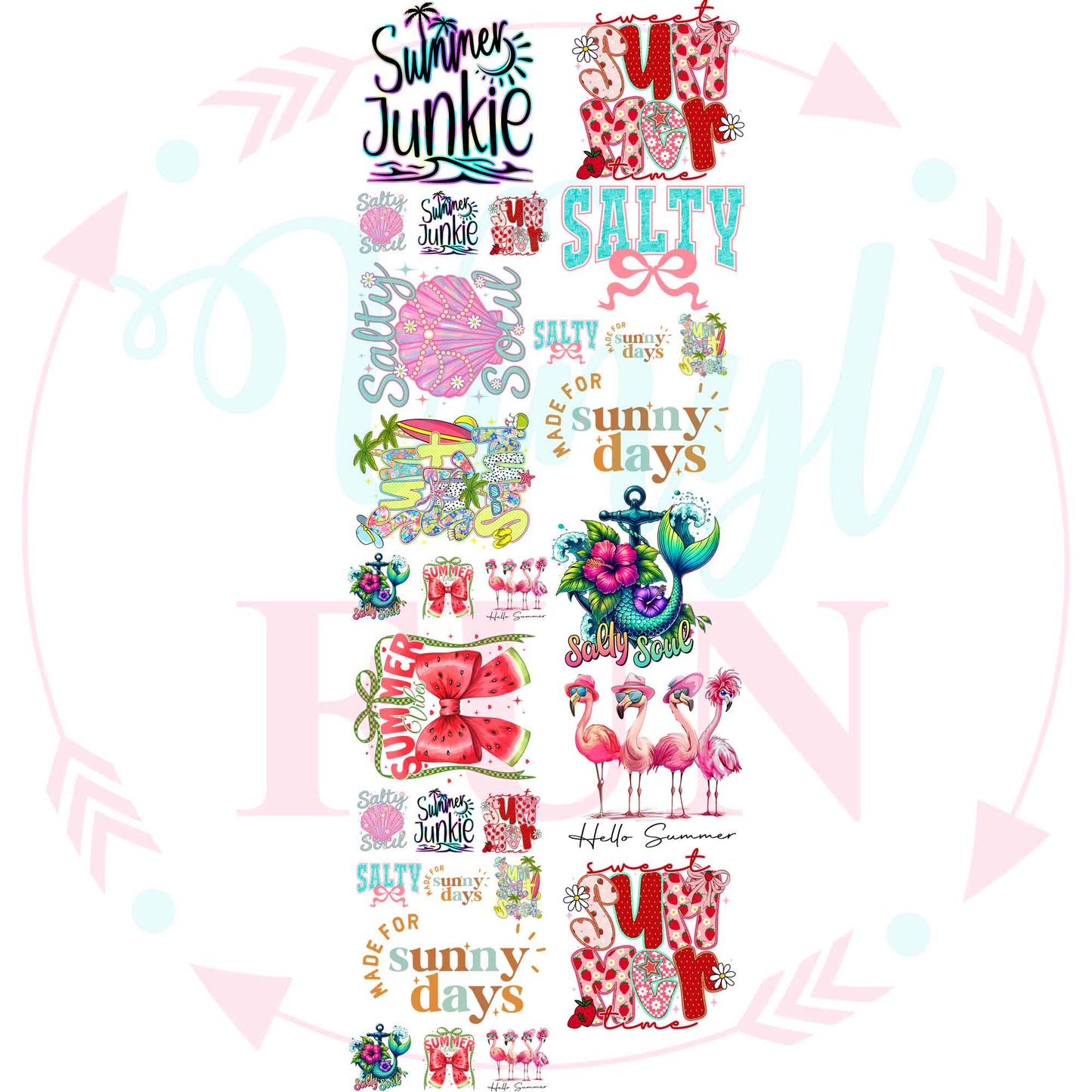 Summer Loven Gang Sheet 22"x60"