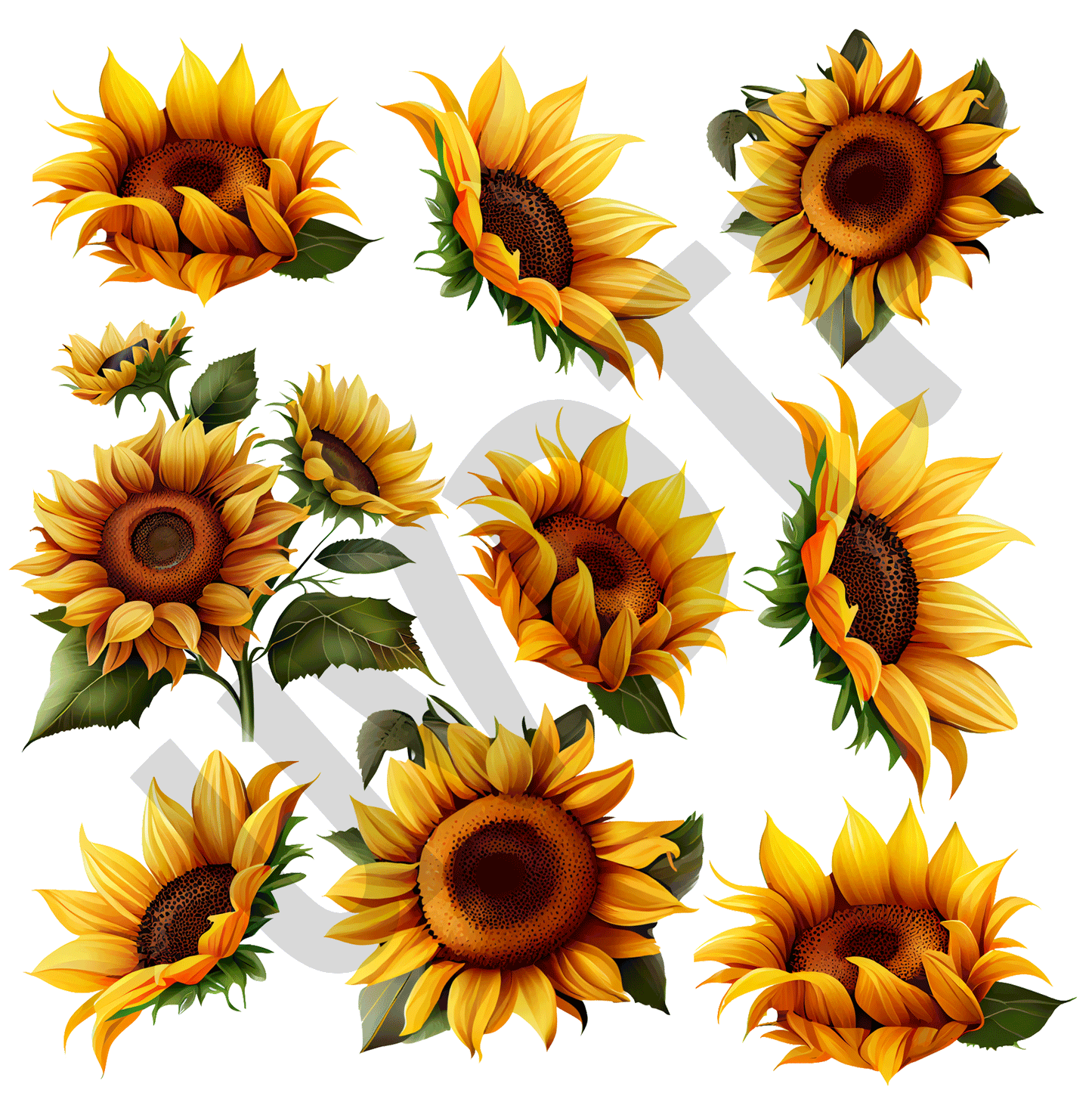 UVDTF Big Sunflower Elements-X13