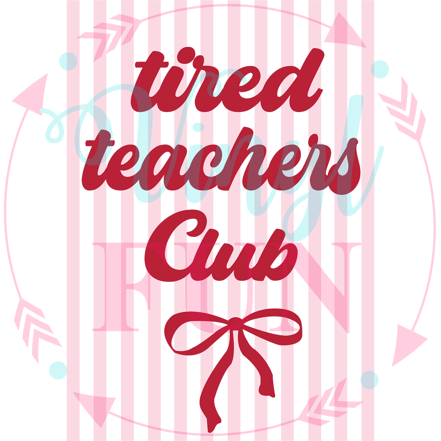 Teachers Rule Transfers - For Fabrics
