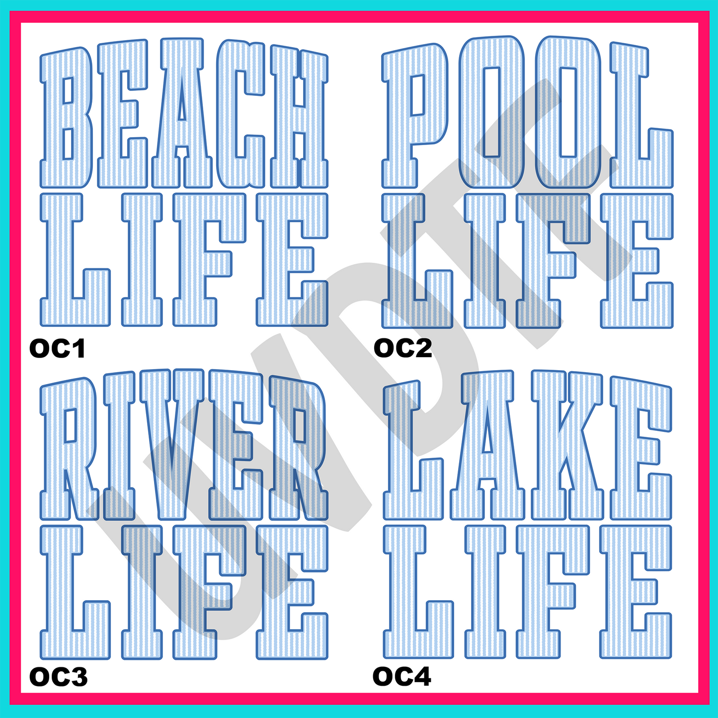 UVDTF The Life Decals