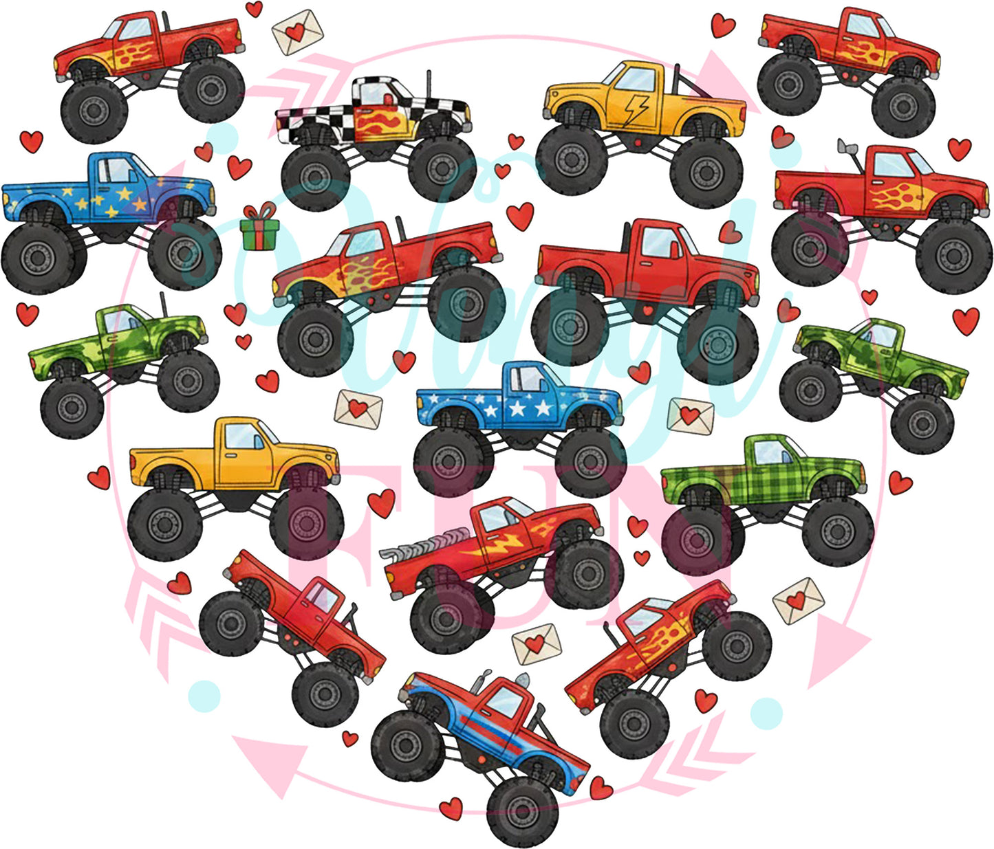 Time To Love Transfers - For Fabrics