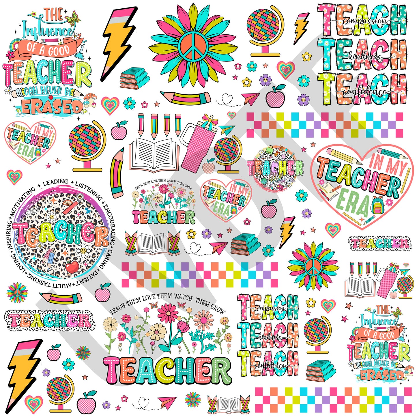 UVDTF Teacher Life Elements-X15