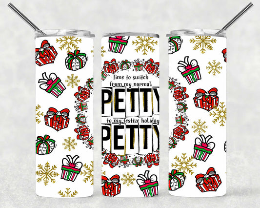 Holiday Petty Wrap For Straight Tumbler-S161