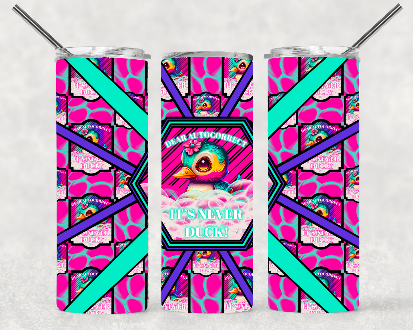 Never Duck Wrap For Straight Tumbler-s73