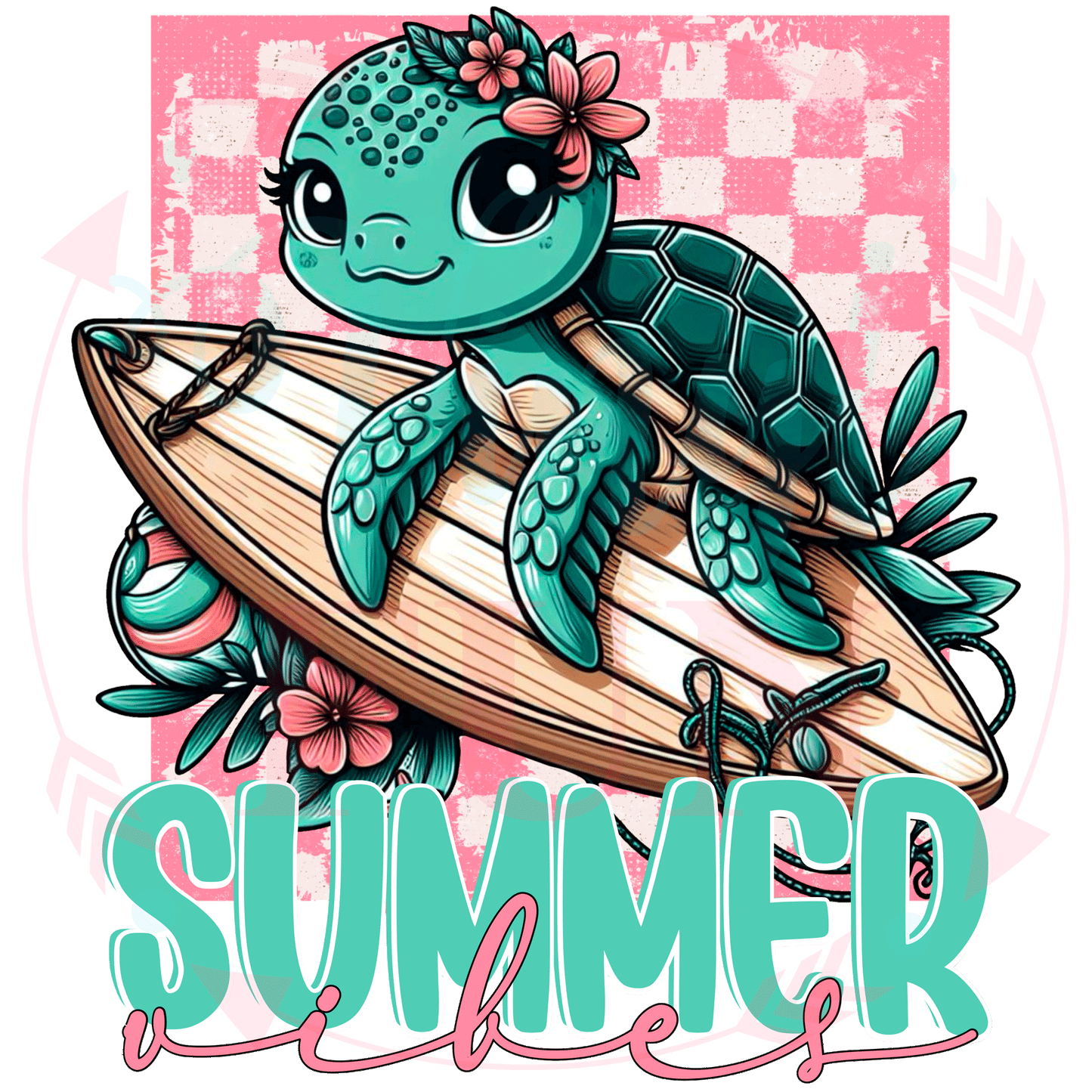 UVDTF Turtle Vibes Decal-172