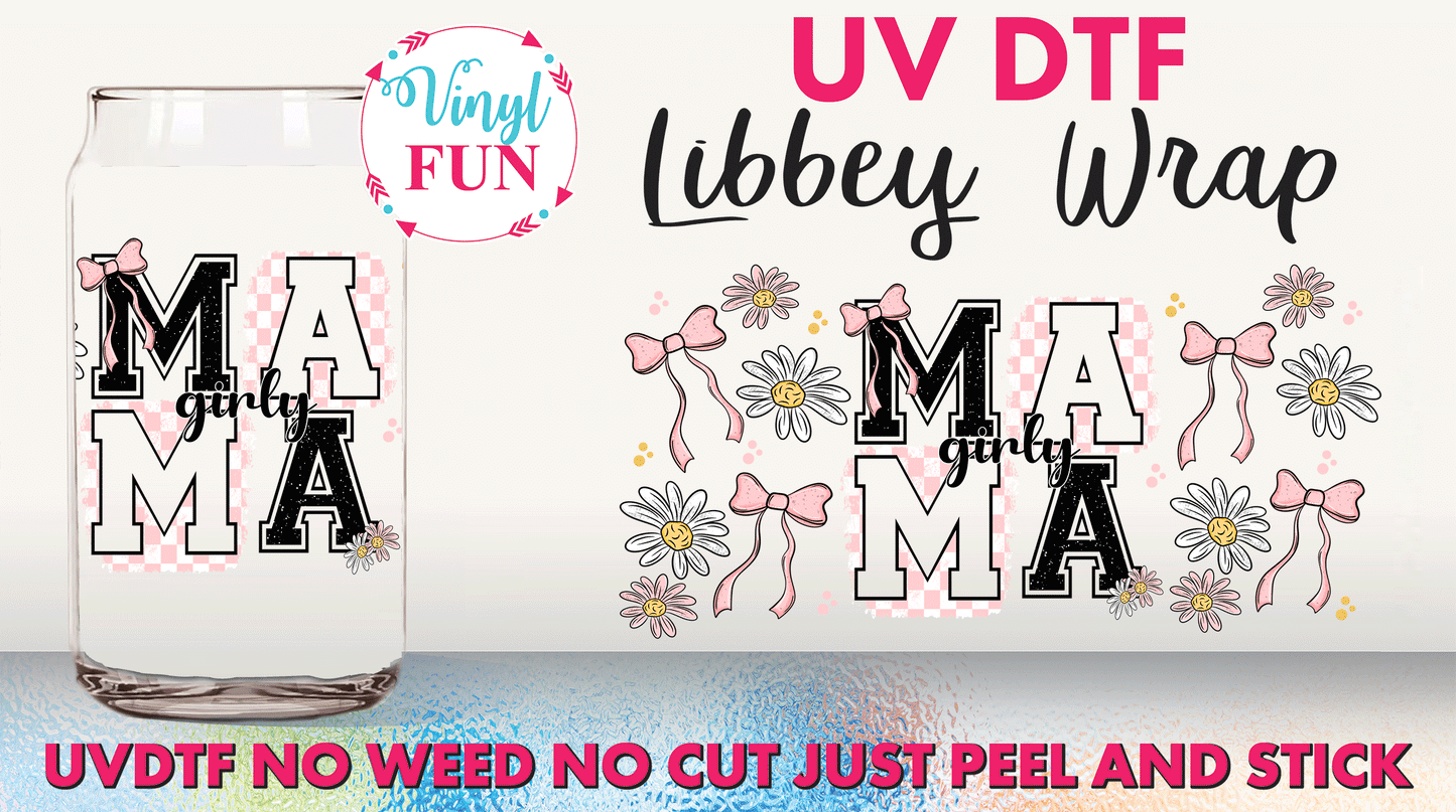 Girly Mama UVDTF Libbey Glass Wrap - UV210