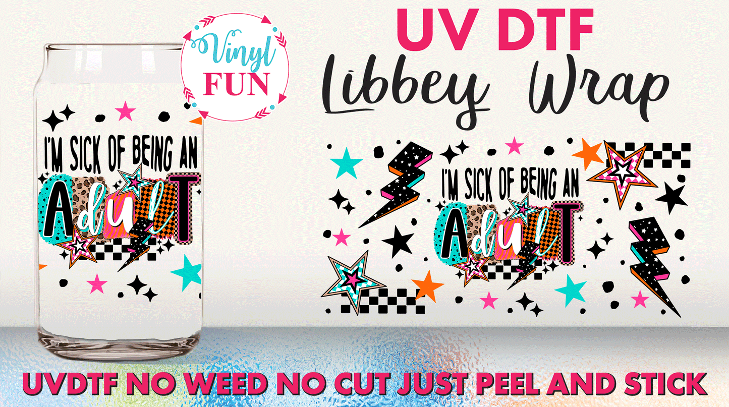 Sick UVDTF Libbey Glass Wrap - UV97