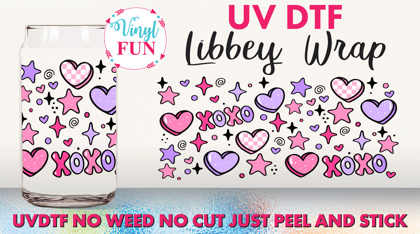 XOXO UVDTF Libbey Glass Wrap - UV109