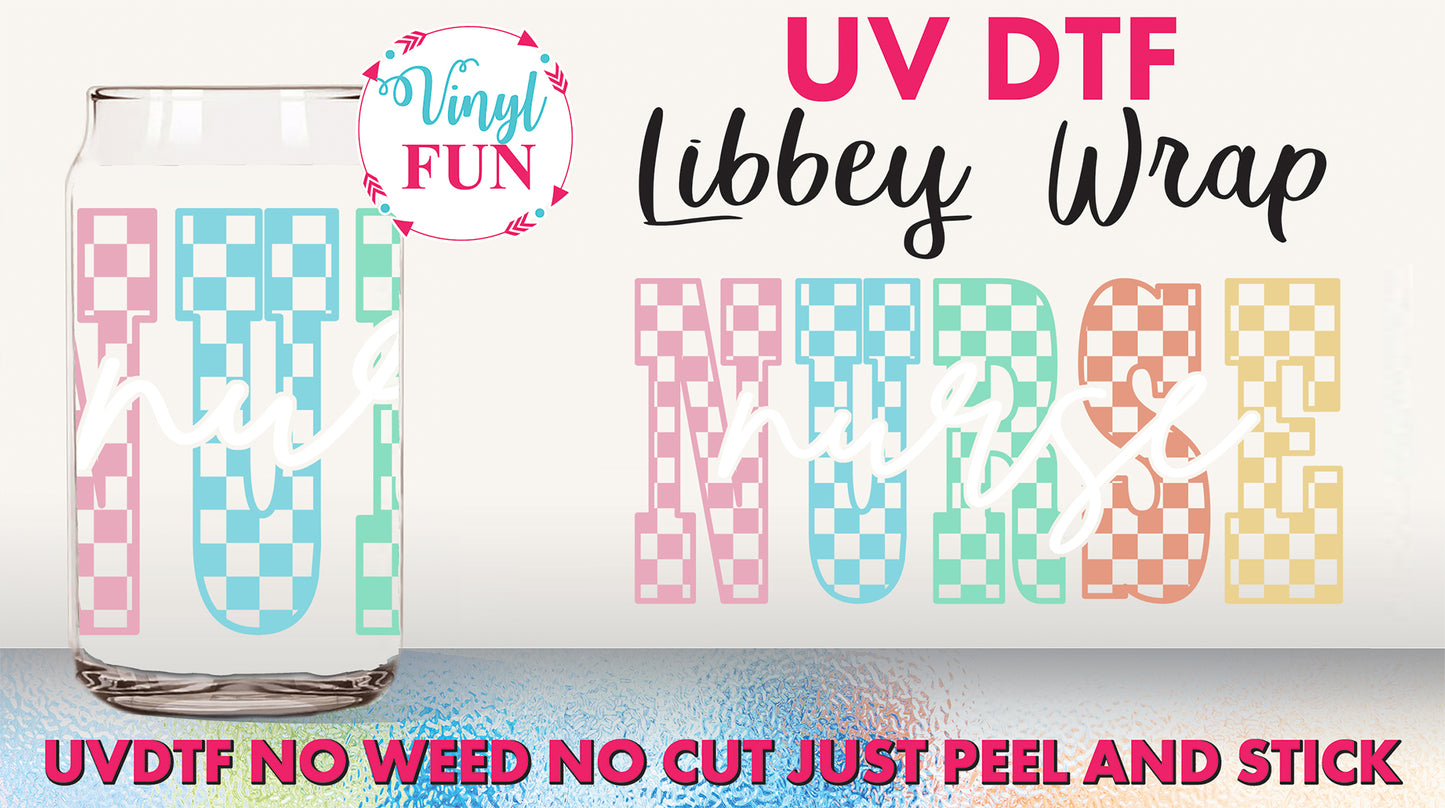 Nurse Libbey Glass Wrap - UV125