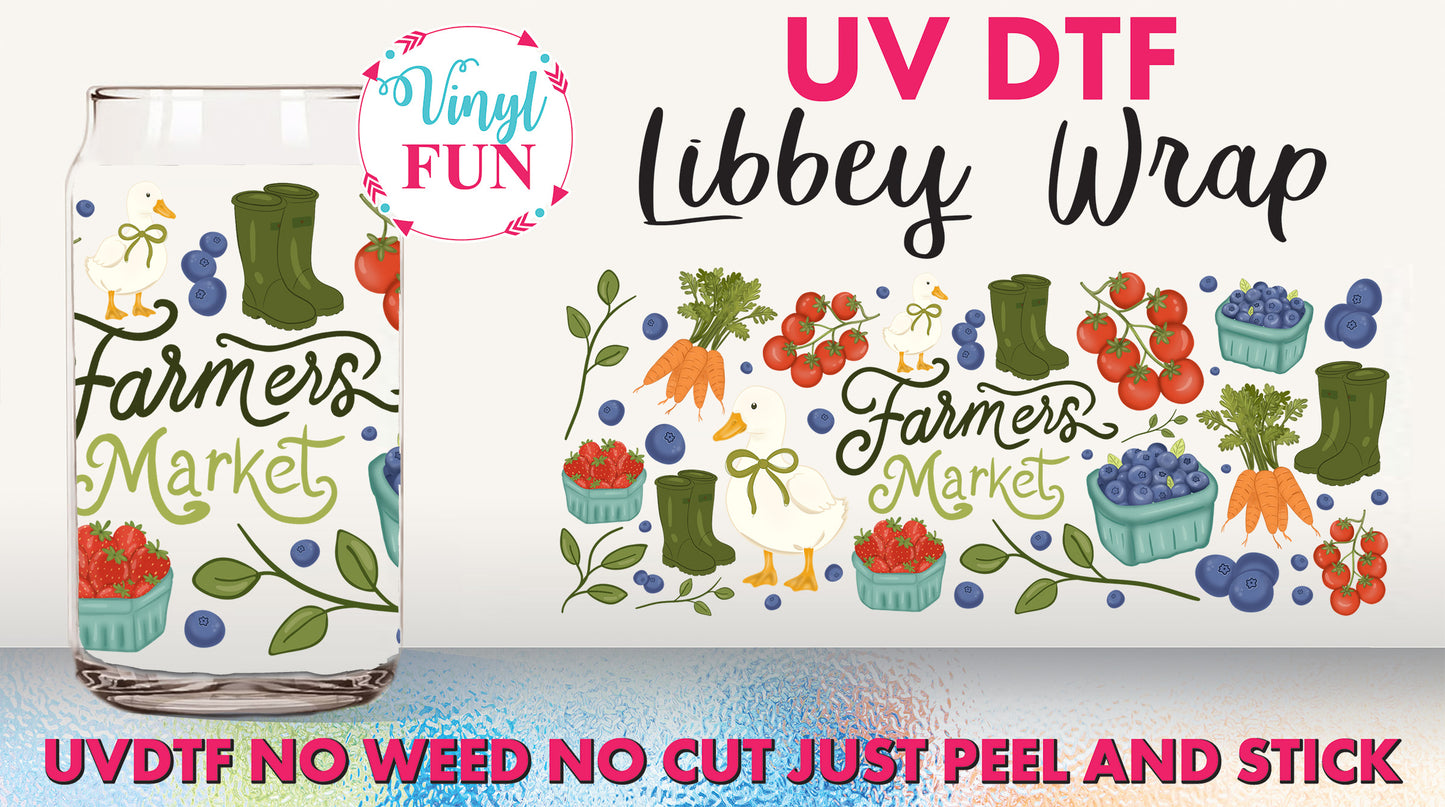Farmers Market Libbey Glass Wrap - UV147