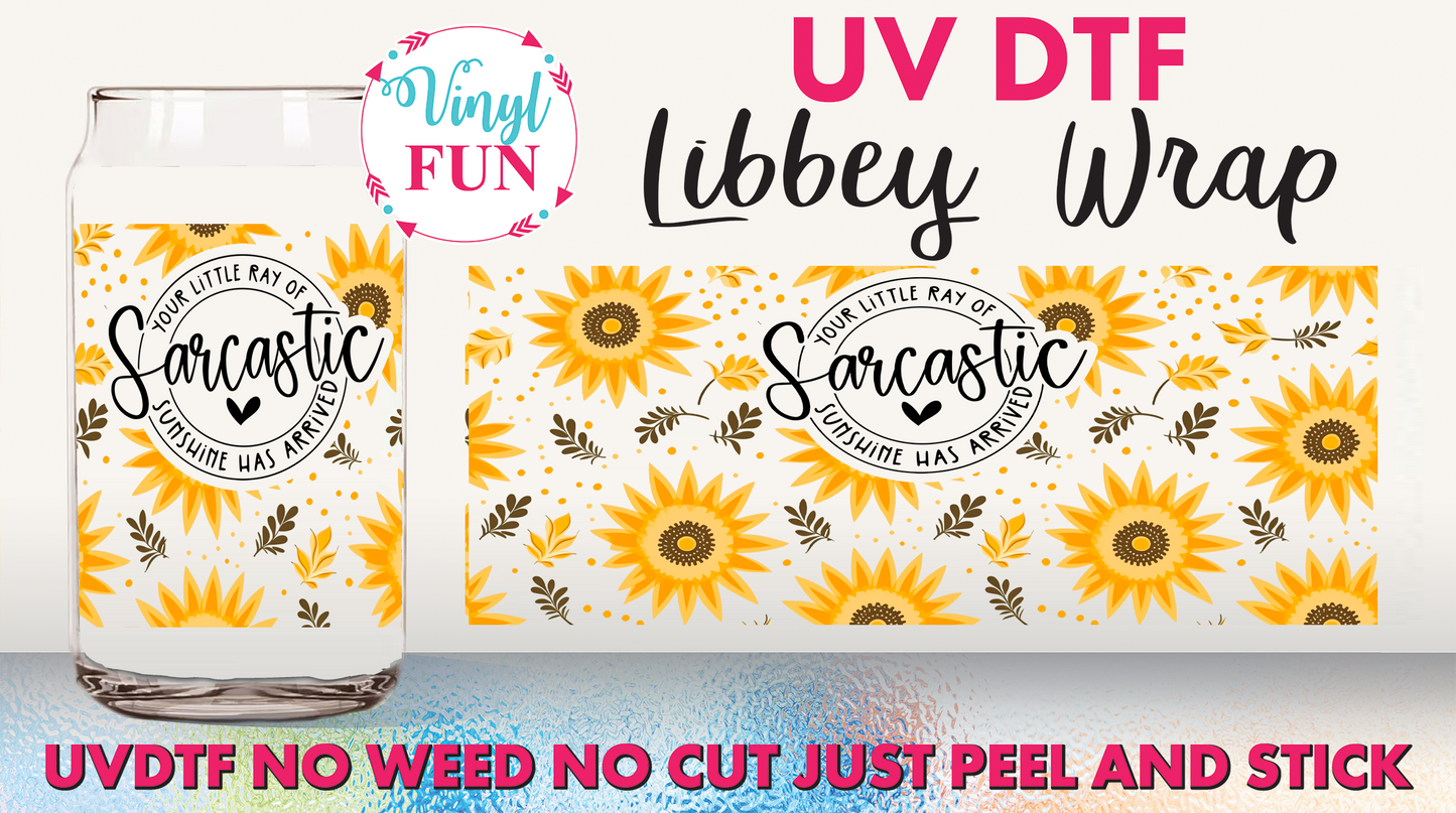 Sarcastic UVDTF Libbey Glass Wrap - UV160