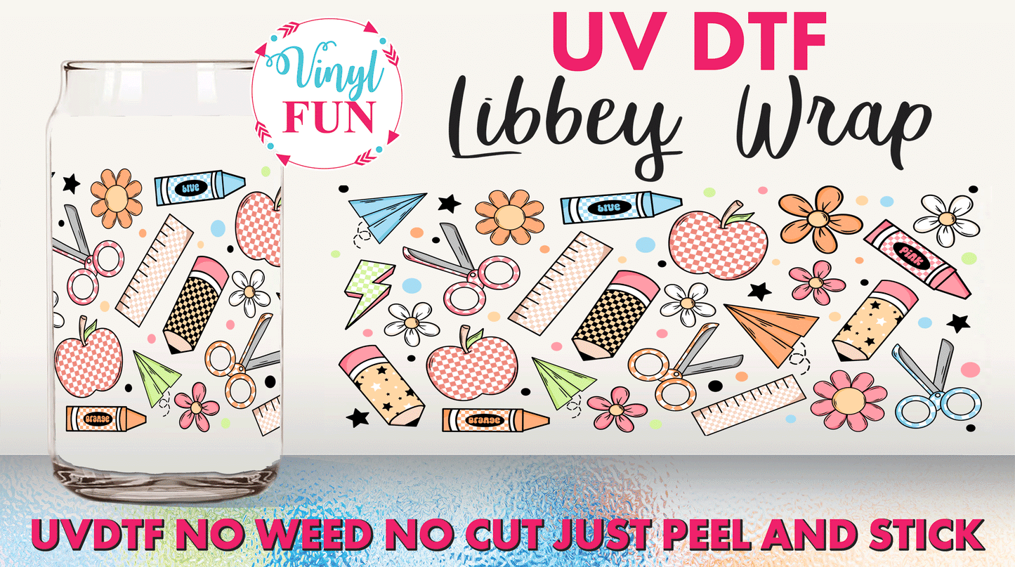 School UVDTF Libbey Glass Wrap - UV191