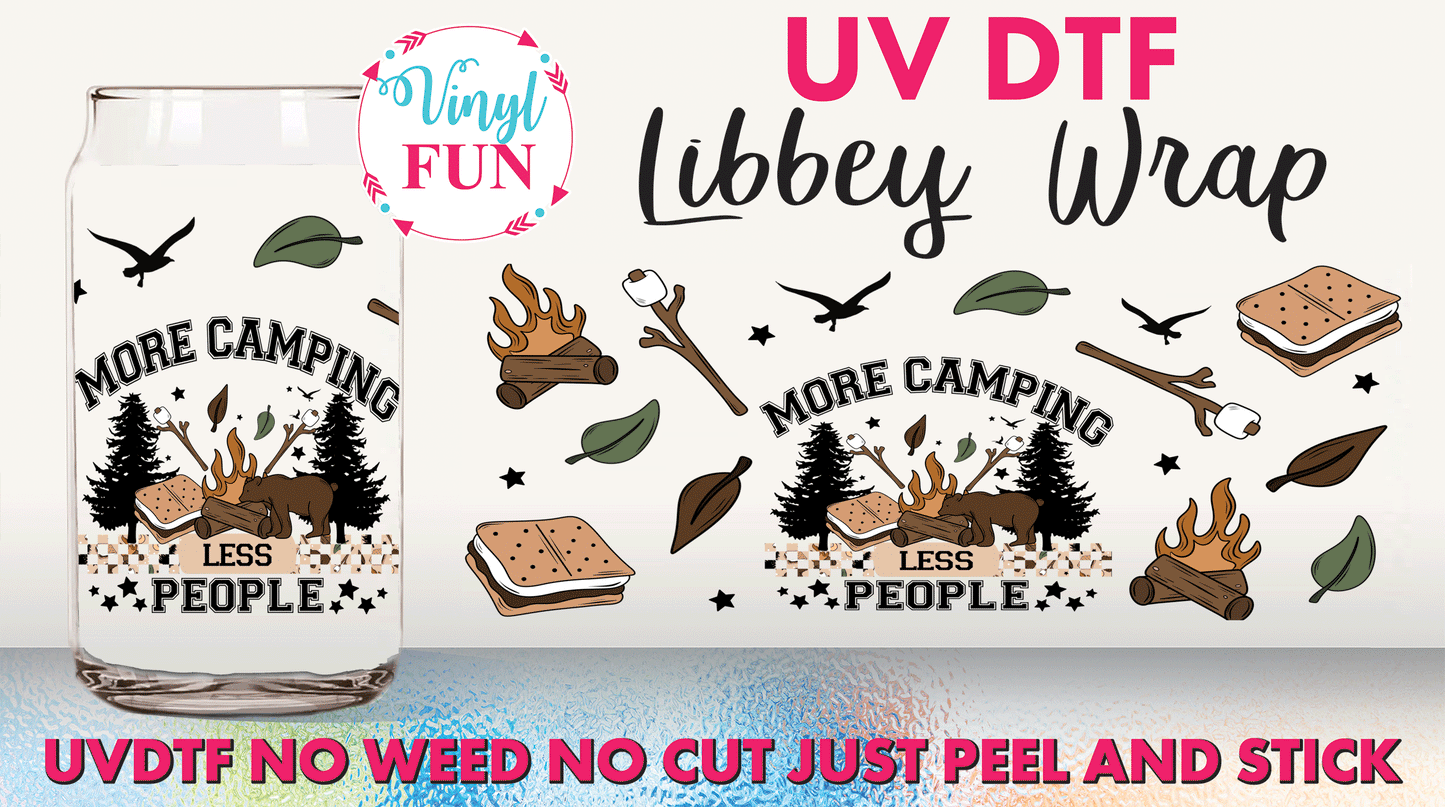 More Camping UVDTF Libbey Glass Wrap - UV199