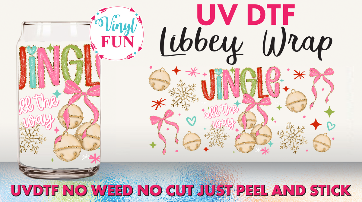 Jingle Libbey Glass Wrap - UV232