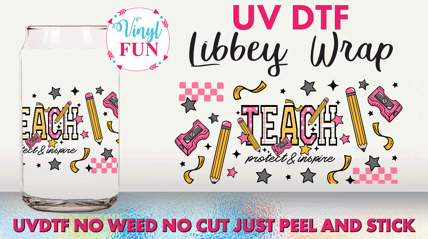 Teach UVDTF Libbey Glass Wrap - UV259