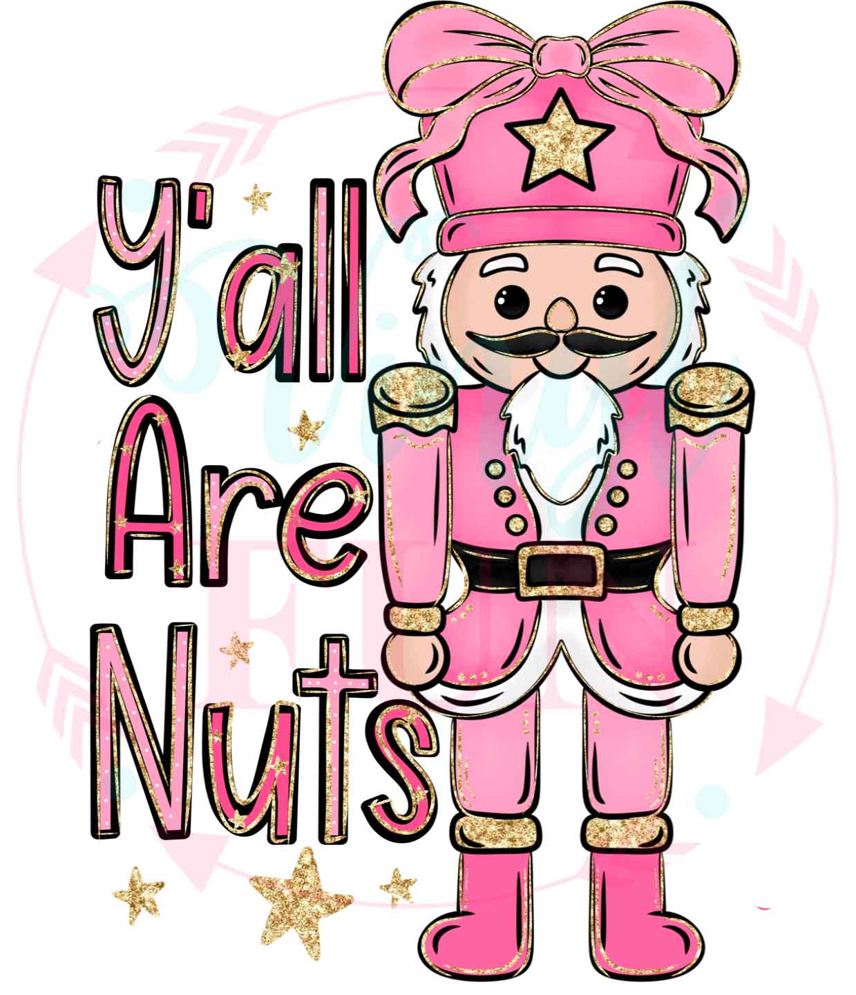 UVDTF Y'all Are Nuts Decal - XM30