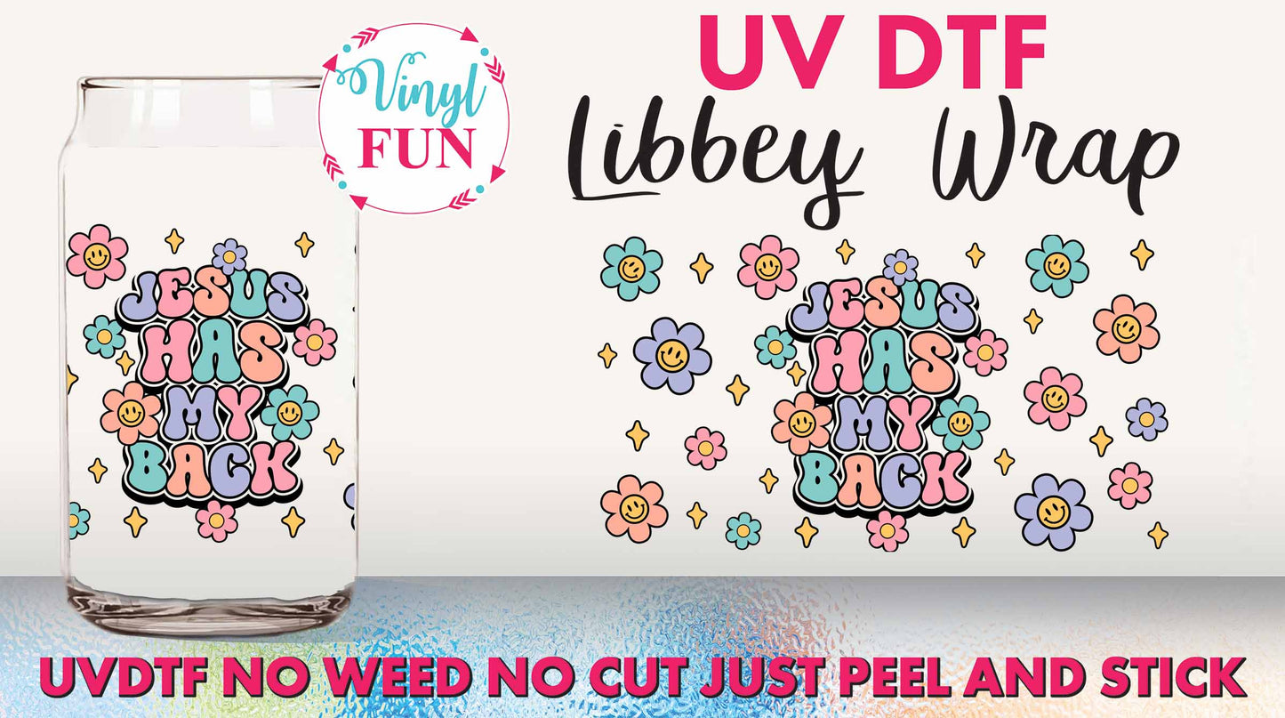 Jesus UVDTF Libbey Glass Wrap - UV57