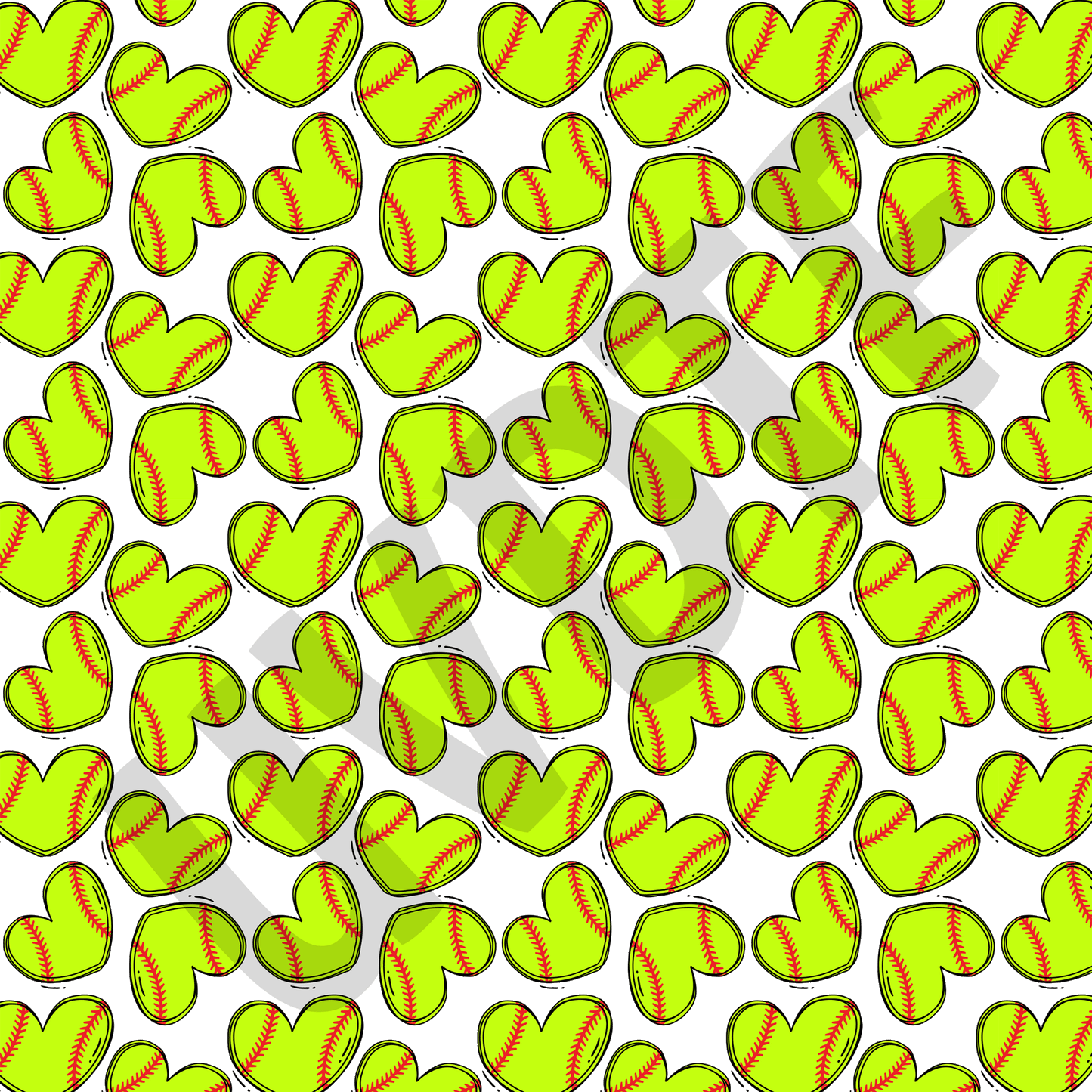 UVDTF Softball Hearts Elements-Y6