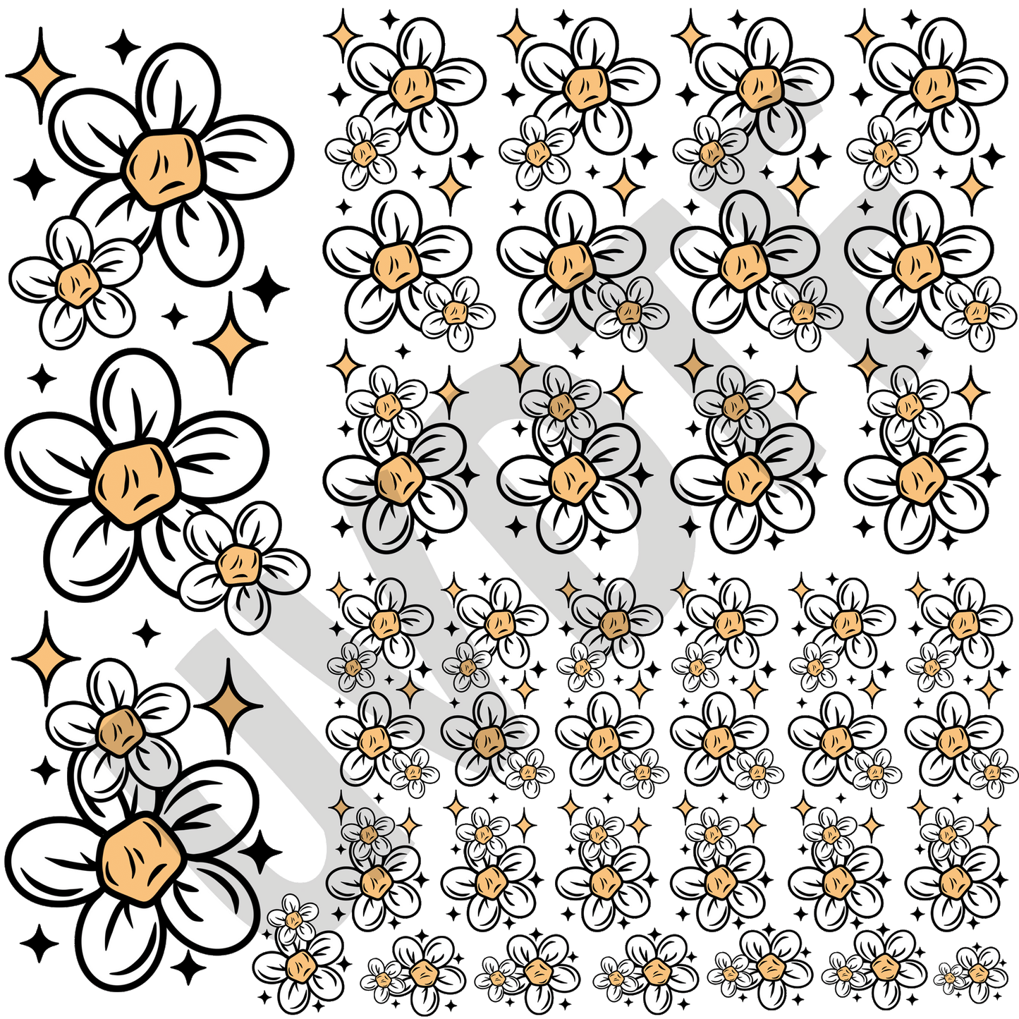 UVDTF Daisy Doodles Elements-X7