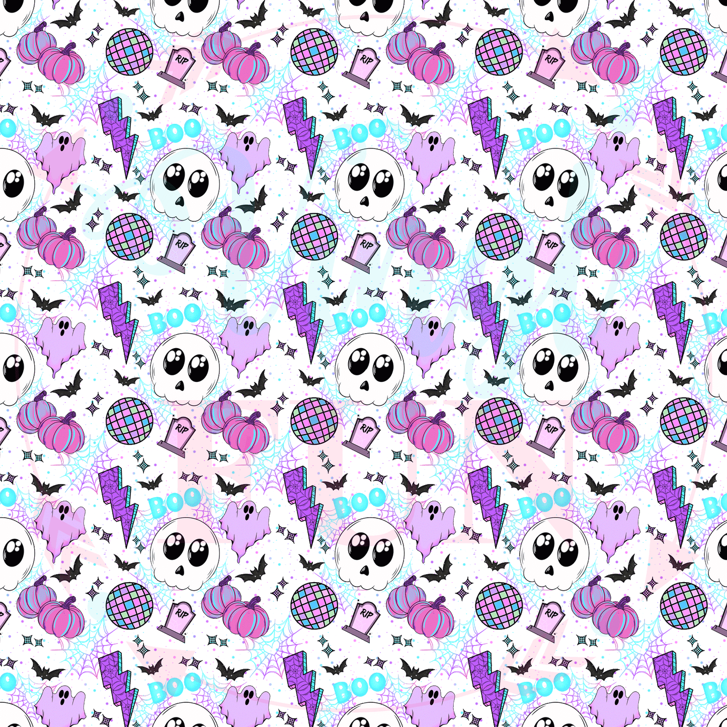 Colorful Halloween Pattern