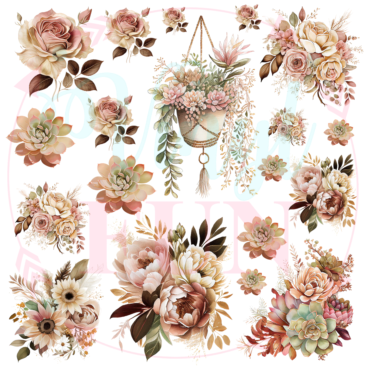 Floral Boho Elements