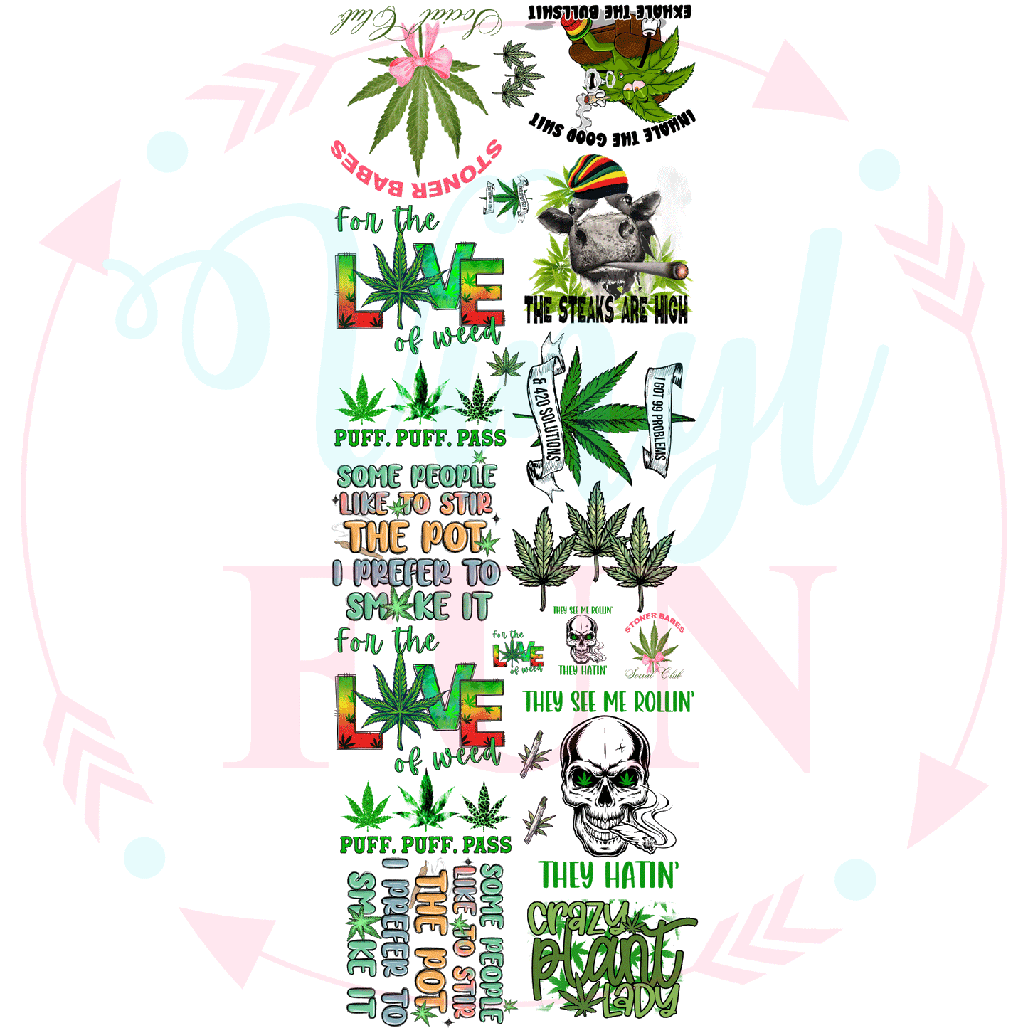 420 Gang Sheet 22"x60"