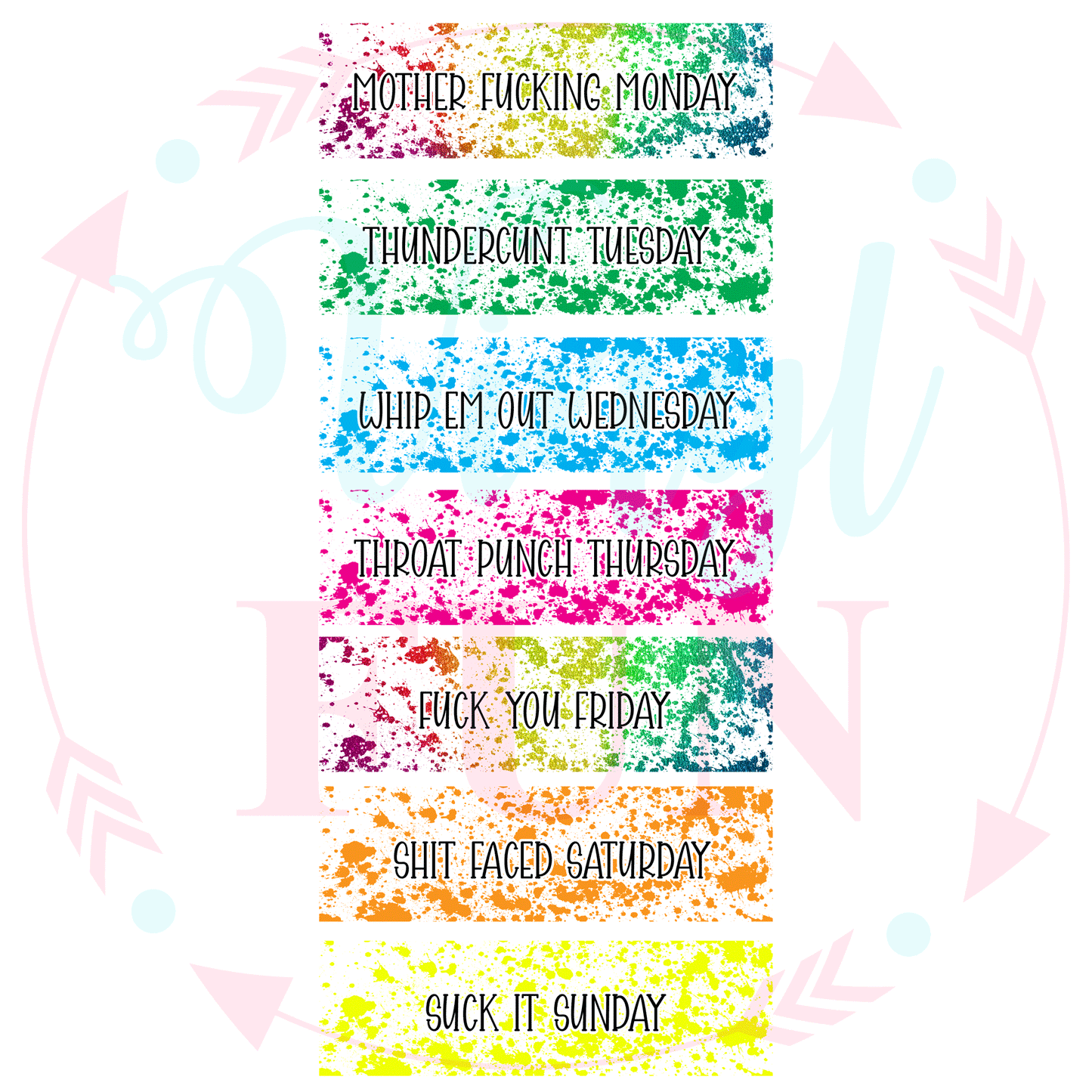 Days Of The Week Pen Collection