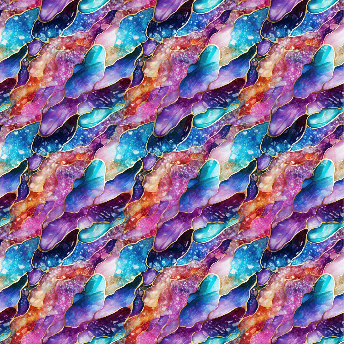 Colorful Gems Pattern-B12