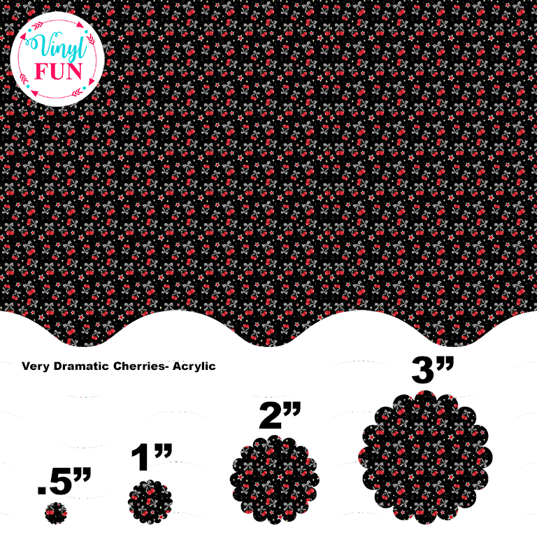 Very Dramatic Cherries-Acrylic