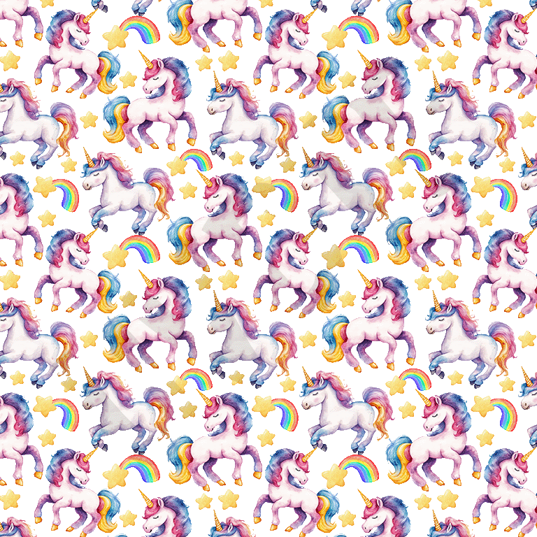 UVDTF Watercolor Unicorn Elements-Y23