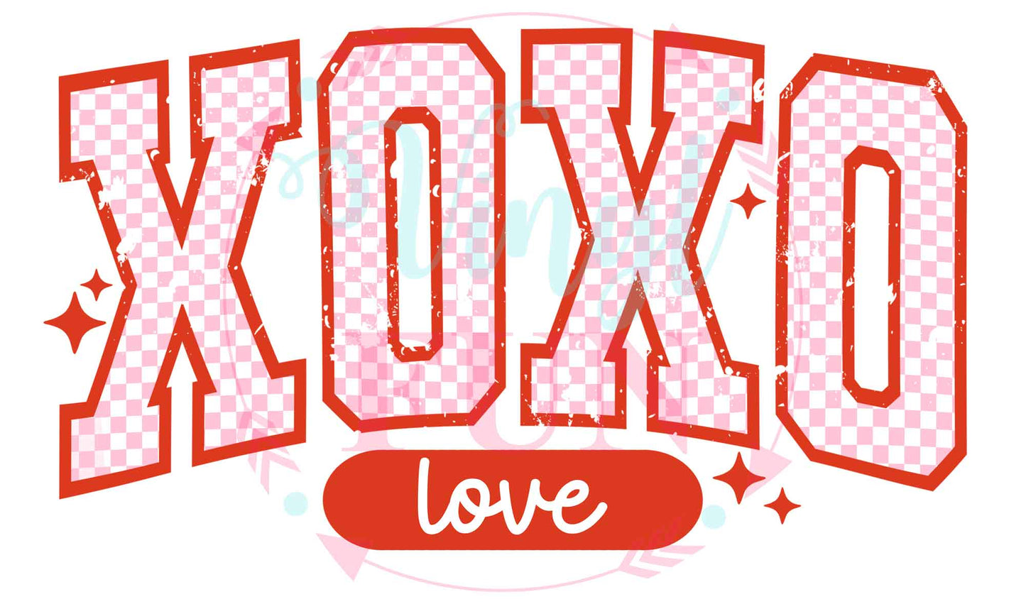 UVDTF XO Checkered Decal -V16