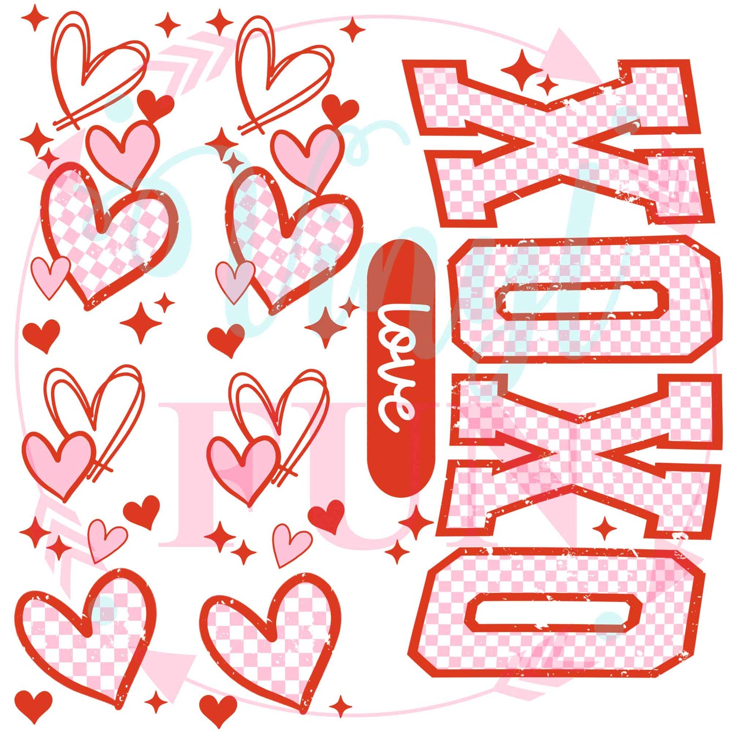 XO Checkered Transfer -V16