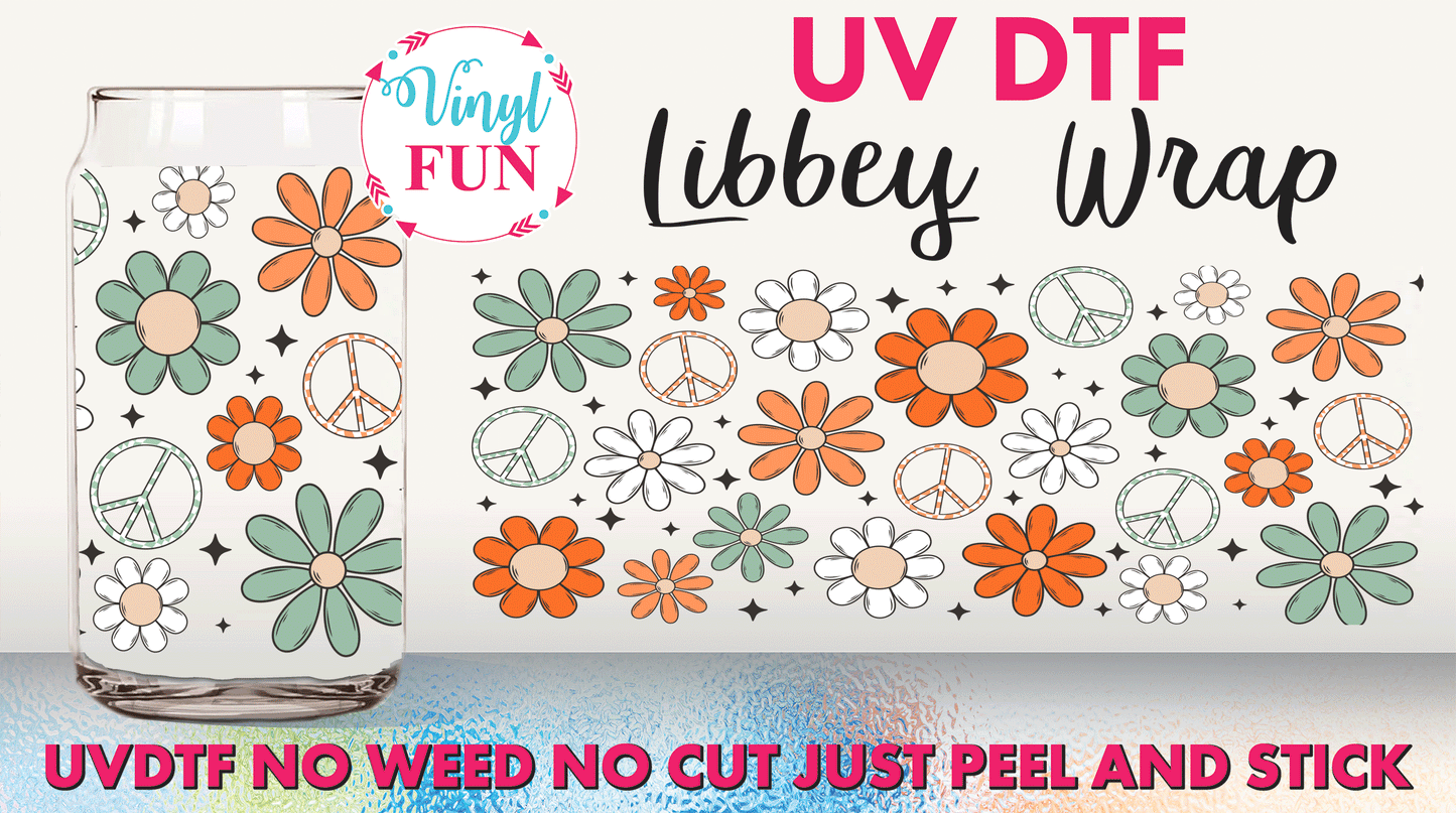 Groovy UVDTF Libbey Glass Wrap - UV196