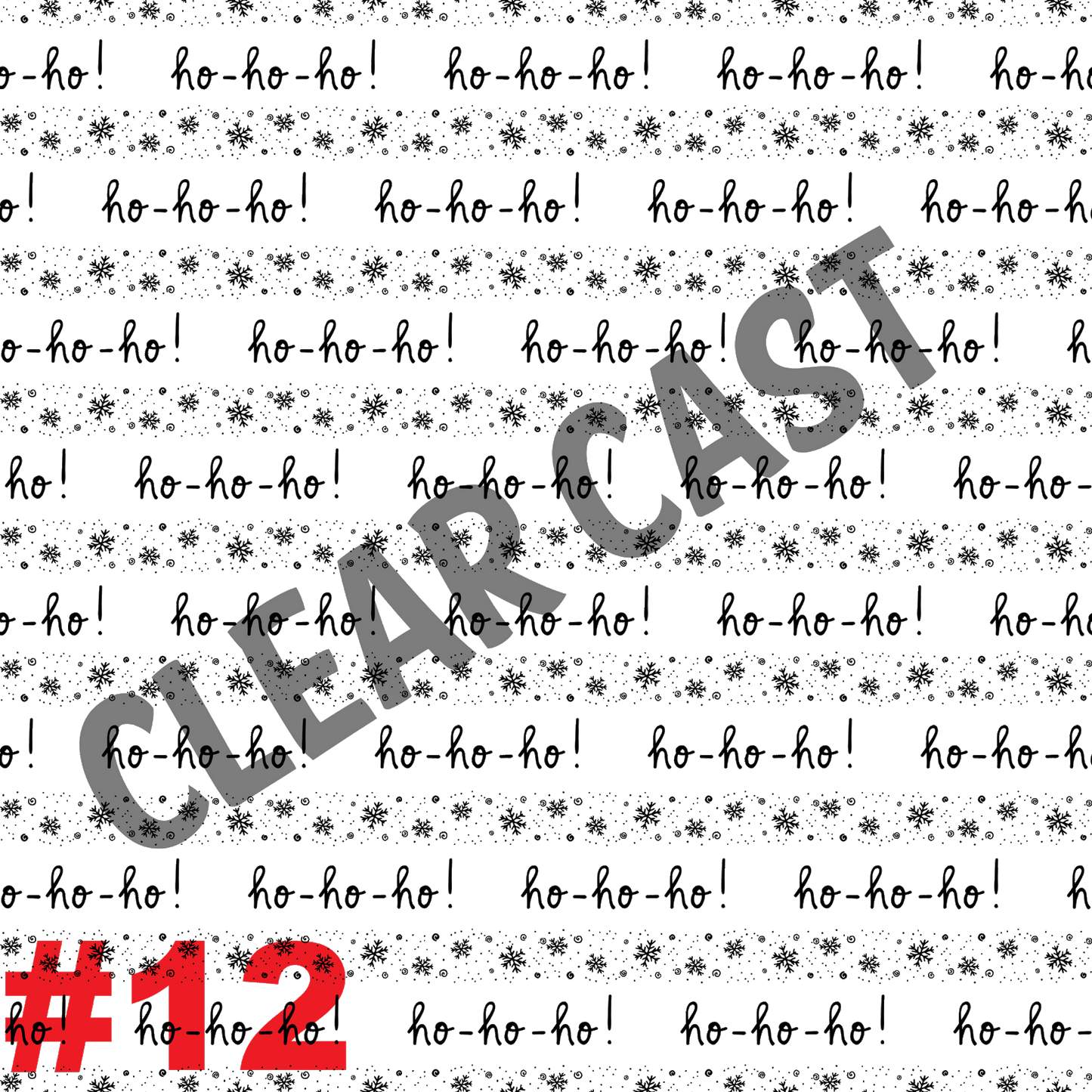 Black Christmas Collection-Clear Cast