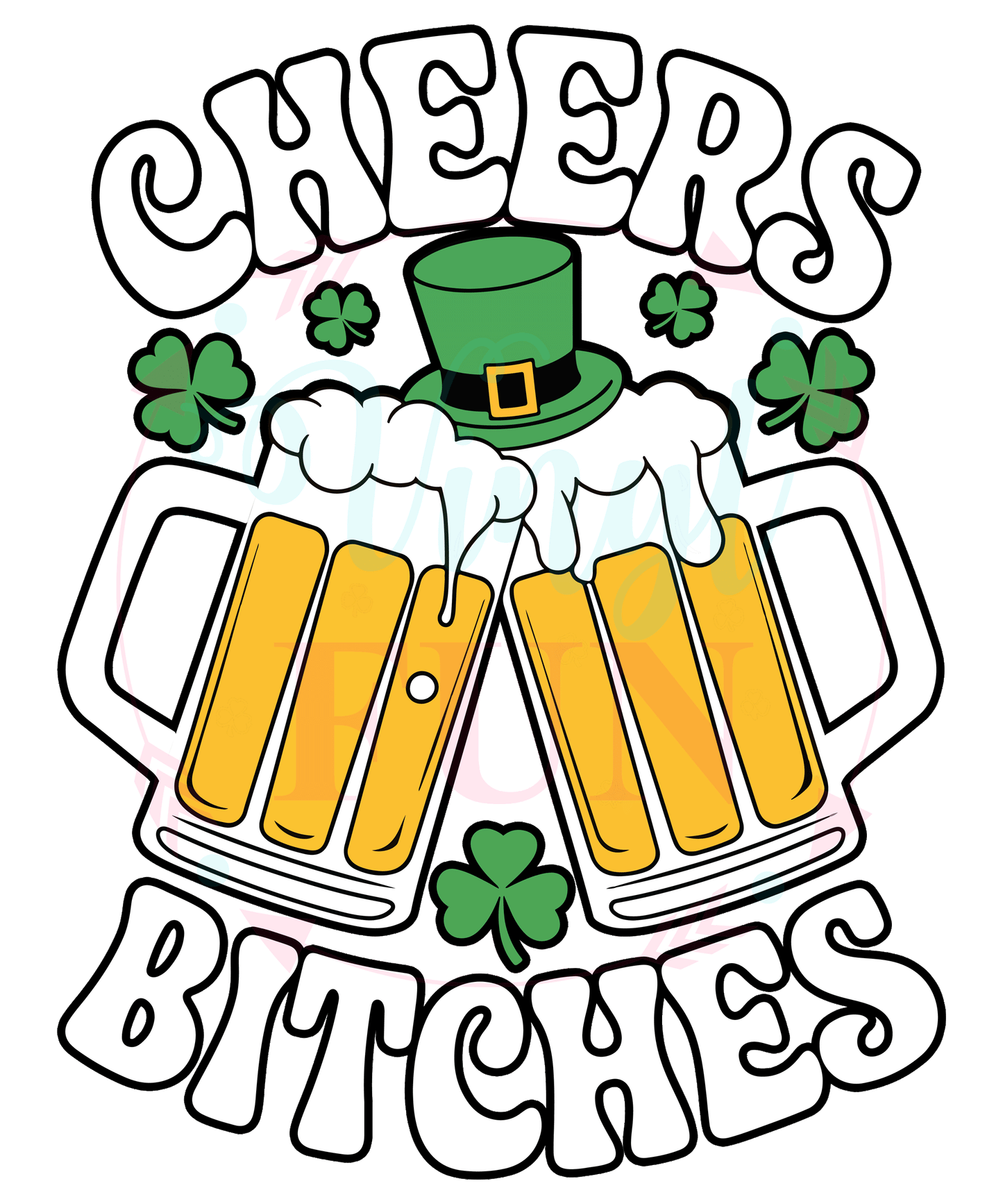 UVDTF Cheers Bi$%# Decal-PAT6