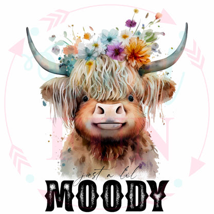 Moody Cow Decal-11