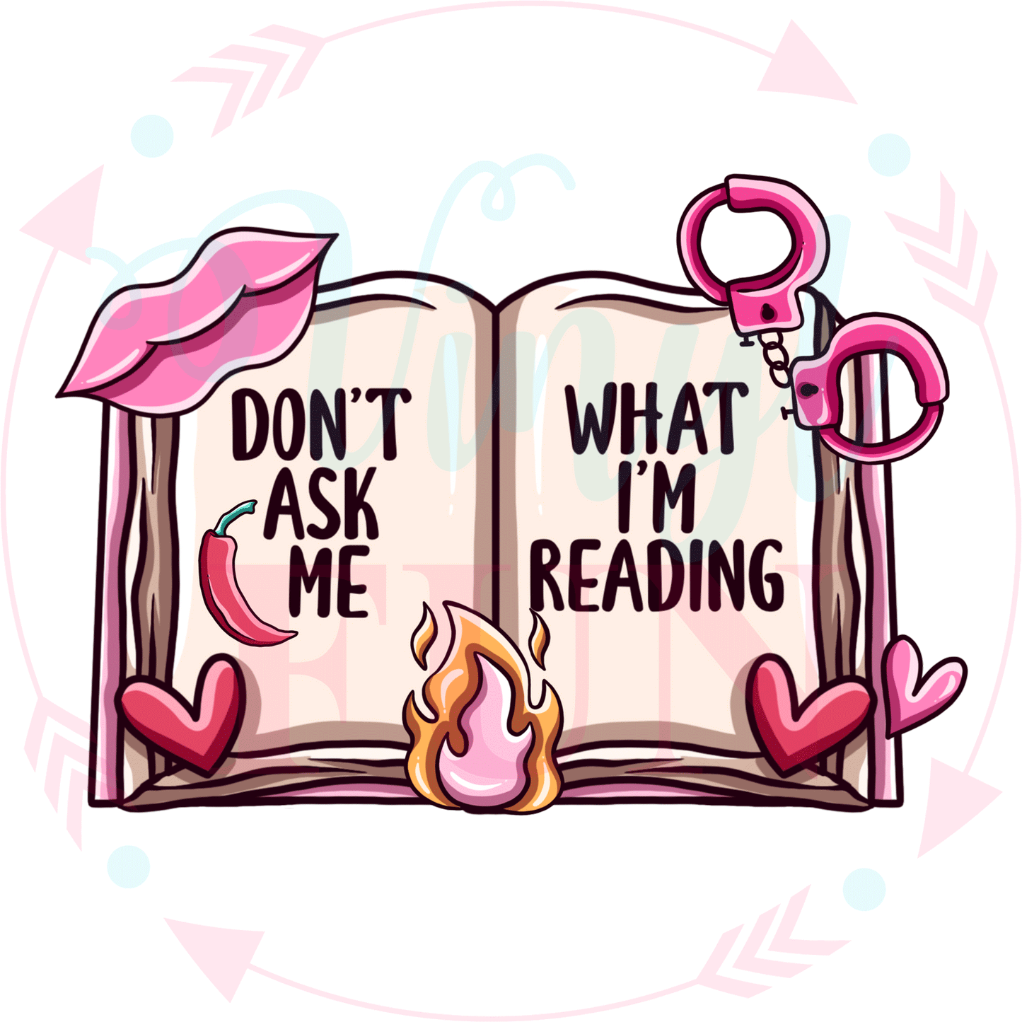 UVDTF Don't Ask Me What I'm Reading Decal-88