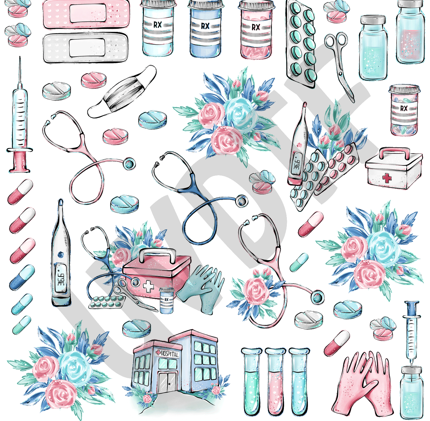 UVDTF Nurse Fun Elements-W13